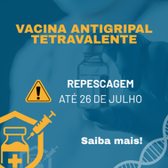 Vacina Antigripal Tetravalente - Repescagem